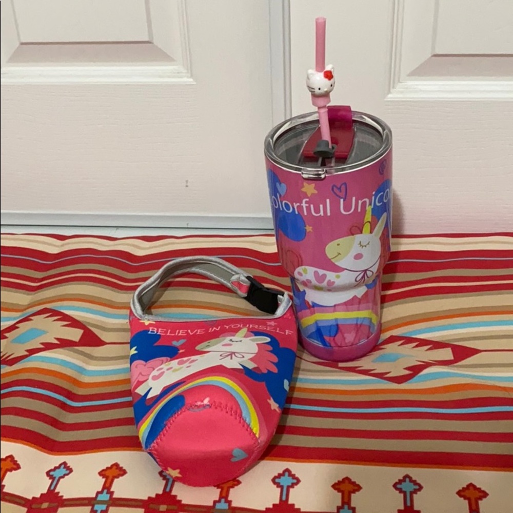 New Pink Tumbler ( Colorful Unicorn)